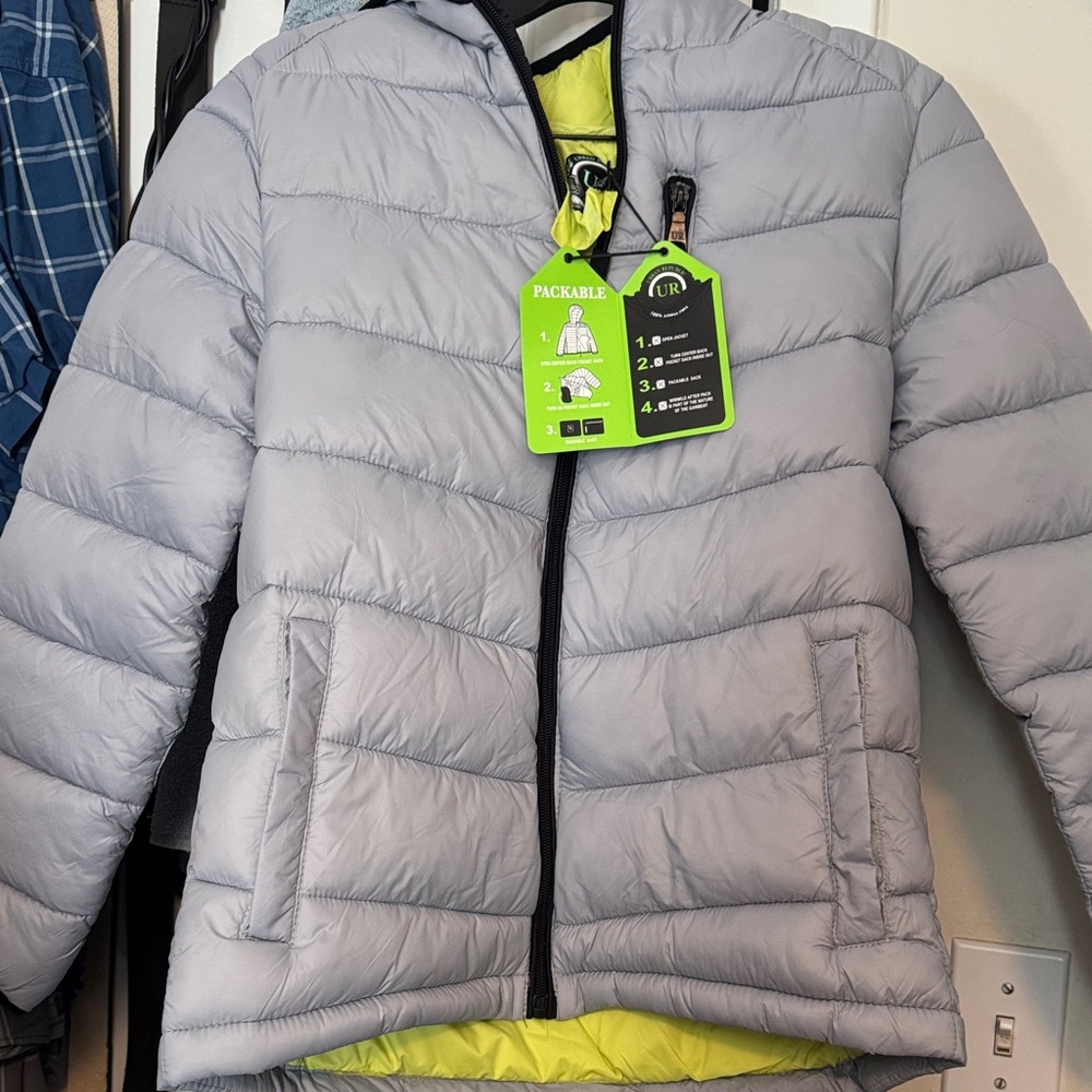 Urban Republic Kids Puffer Jacket - Light Gray